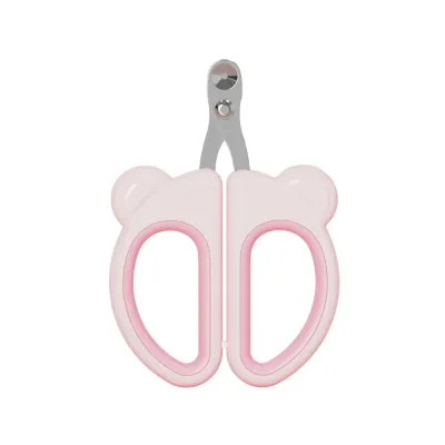 Cute Bear Design Cat Claw Clipper with Safe Positioning Hole pink Cute Bear Design Cat Claw Clipper with Safe Positioning Hole