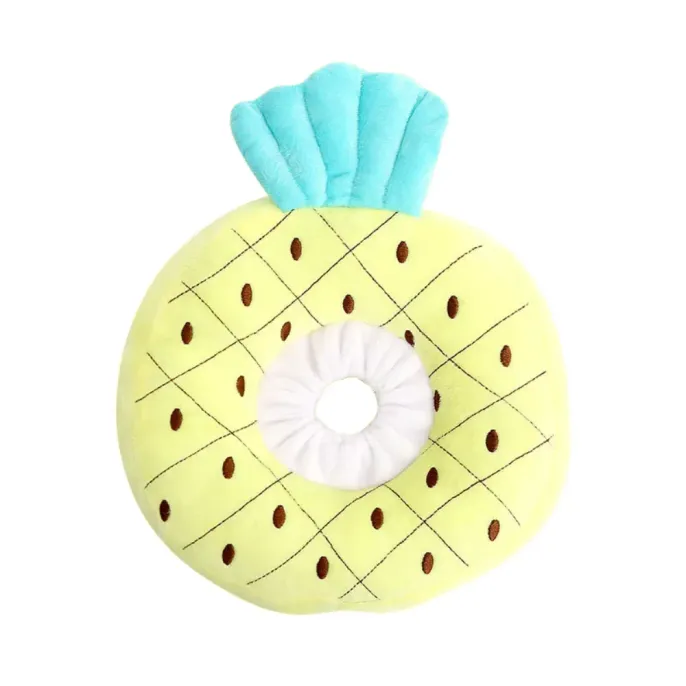 cat cone soft fabric Soft Plush Cat Recovery Collar Fruit Style Anti Licking Neck Ring