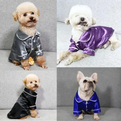 dog clothes pajamas (2) Simplified pullover design allows for easy dressing and removal, supporting high-volume grooming or boarding environments.