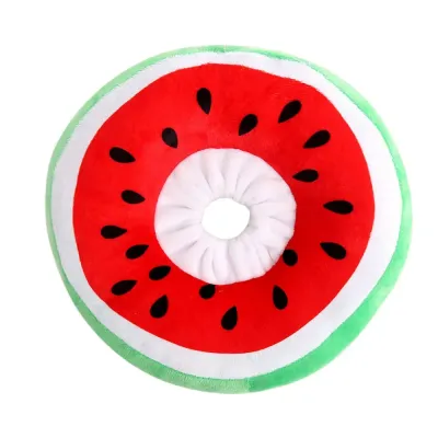Soft Plush Cat Recovery Collar Fruit Style Anti Licking Neck Ring