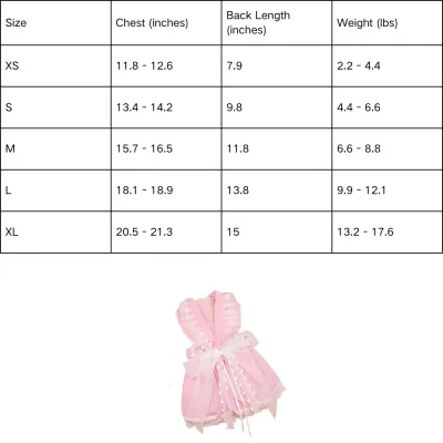 "Adorable bow decor pet dress with matching accessories for boutique-ready pet fashion."