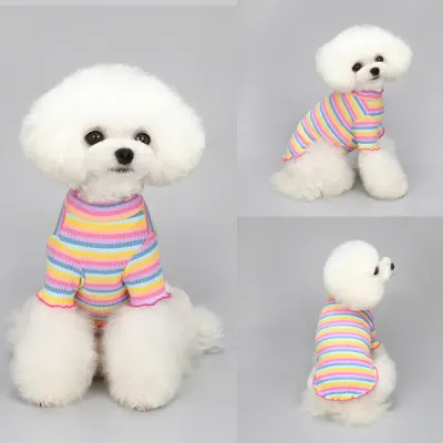 dog clothes dresses (12) "Soft, breathable fabric ensures comfort for small to medium dogs, making this shirt perfect for everyday wear."