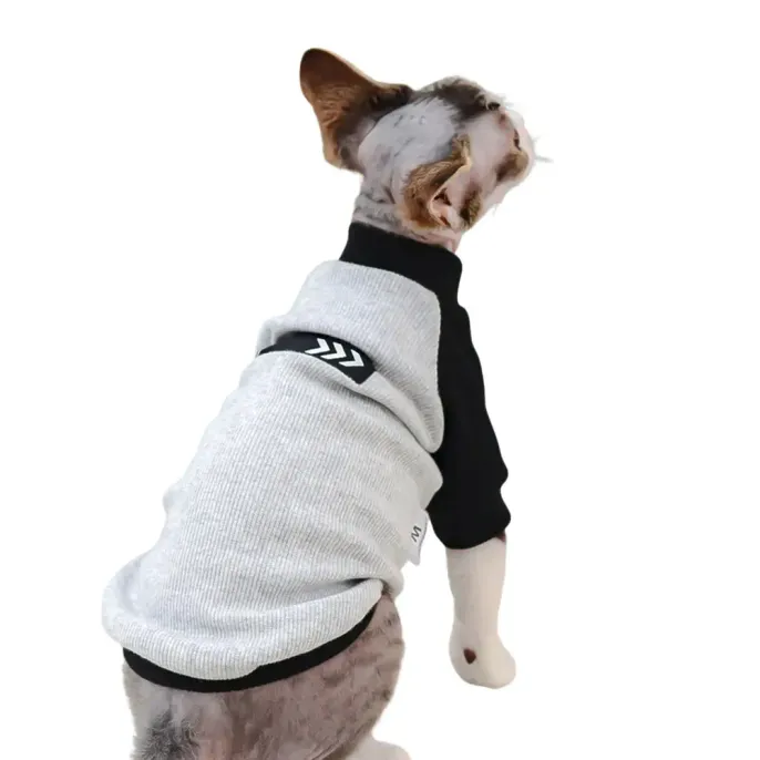 dog t shirts (3) Ribbed cuffs and hem enhance fit stability and add a classic sporty detail.