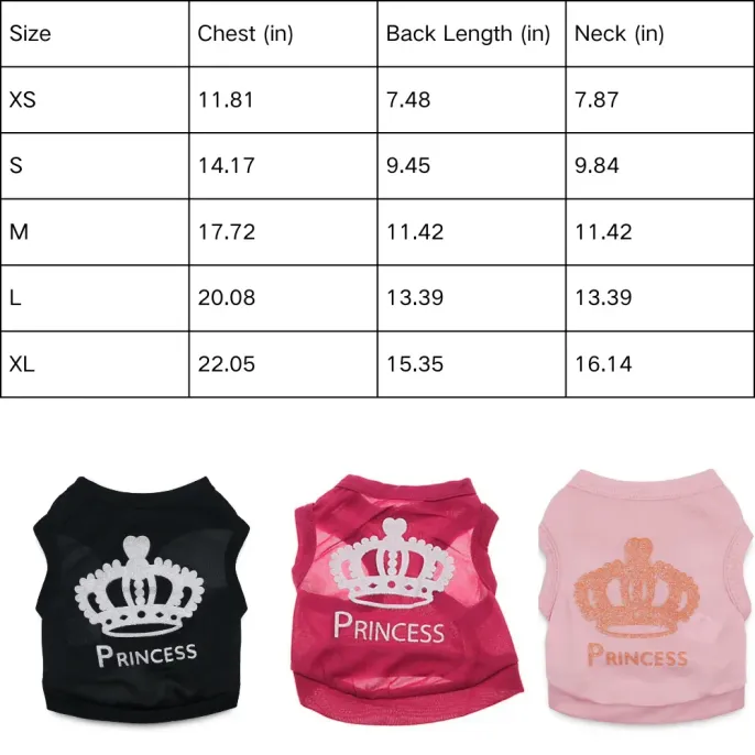 dog t shirts (3) "Lightweight and cooling polyester vest to keep pets comfortable and stylish in warm weather."
