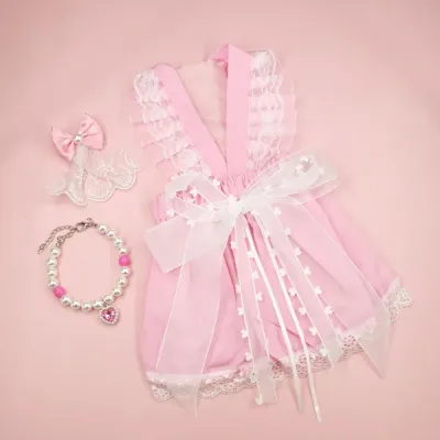 "Perfect pet dress set for parties, birthdays, photoshoots, and special occasions."