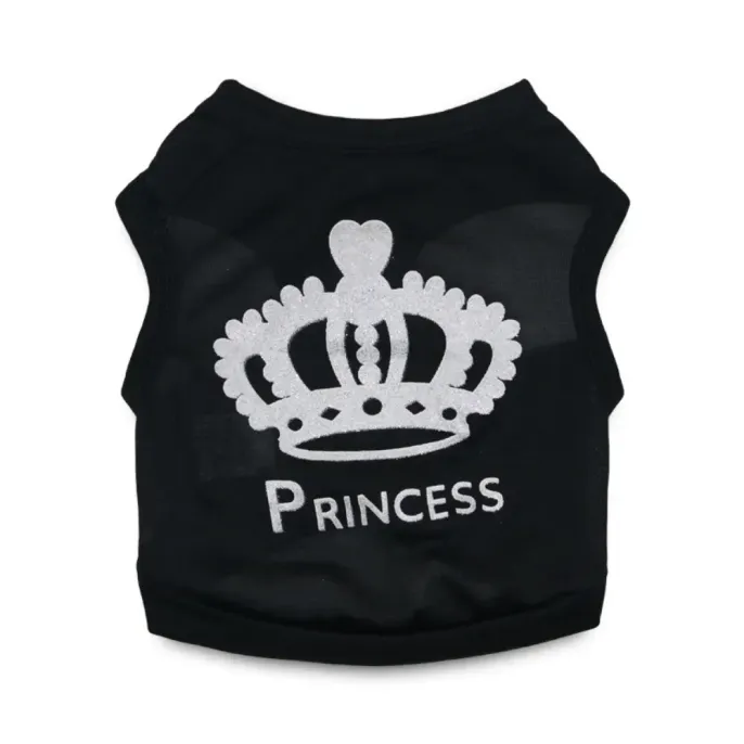 dog t shirts (2) "Full polyester fabric ensures breathable comfort for pets, making this vest a must-have for summer collections."