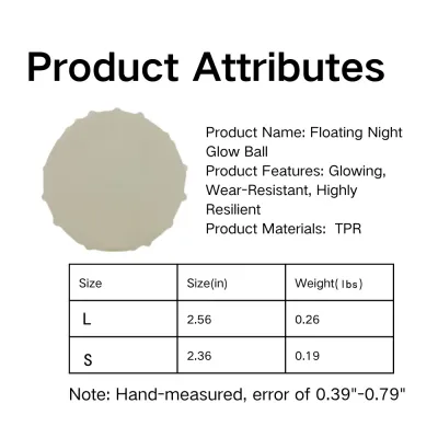 Glow Ball Size
