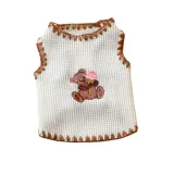dog vest (1) "Cute ice cream bear pet vest for small and medium dogs and cats."
