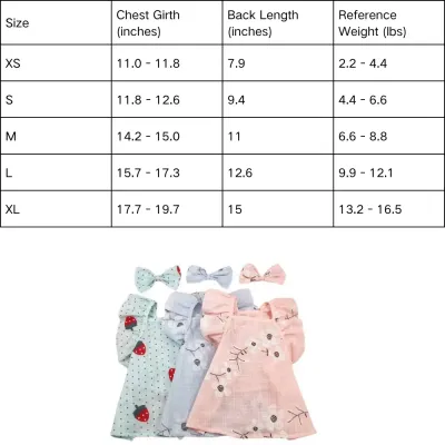 "Elegant pet dress with flower print and hair accessory for boutique fashion collections."