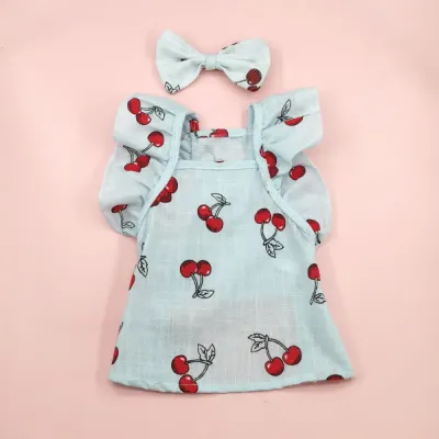 "Breathable and lightweight dog dress set perfect for events and everyday charm."