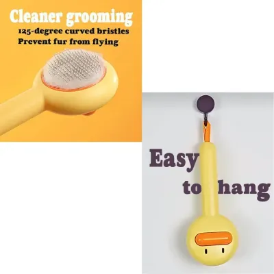 "Effortless grooming with a self-cleaning glide brush – perfect for everyday use in grooming salons and pet stores."