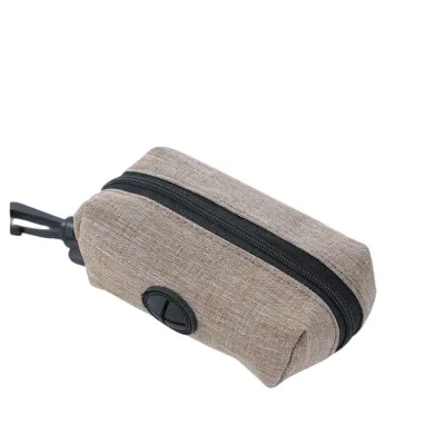 "Secure zipper pouch keeps dog waste bags clean, organized, and ready for use."