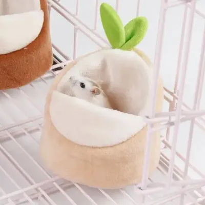 beige Hamster Bed
