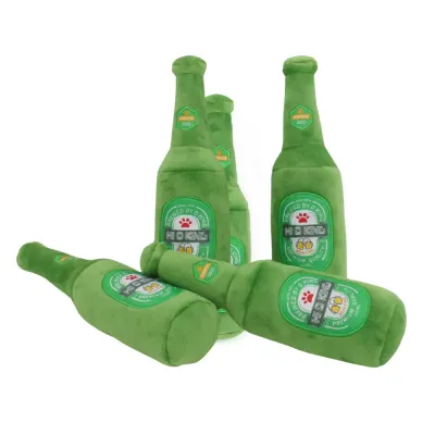 Squeaky Beer Themed Plush Toy Squeaky Beer Themed Plush Toy