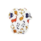 Cat Print Cute Dog T-shirt Cat Print Cute Dog T-shirt