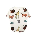 Lion Print Cute Dog T-shirt Lion Print Cute Dog T-shirt