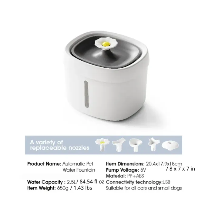 Automatic Pet Fountain Cat Automatic Pet Fountain Cat