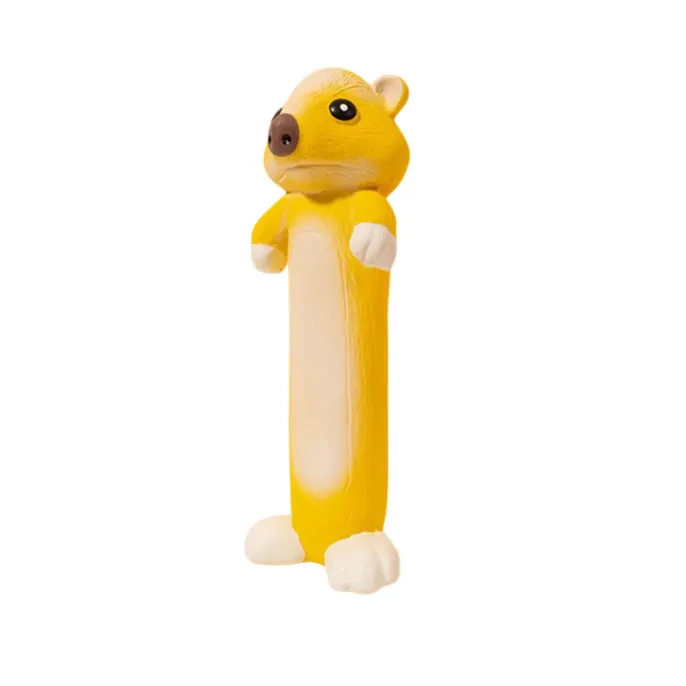 Pet Squeaky Chew Toy Yellow Pet Squeaky Chew Toy Yellow