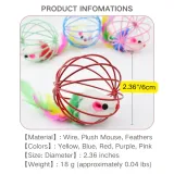 cat mouse toy size