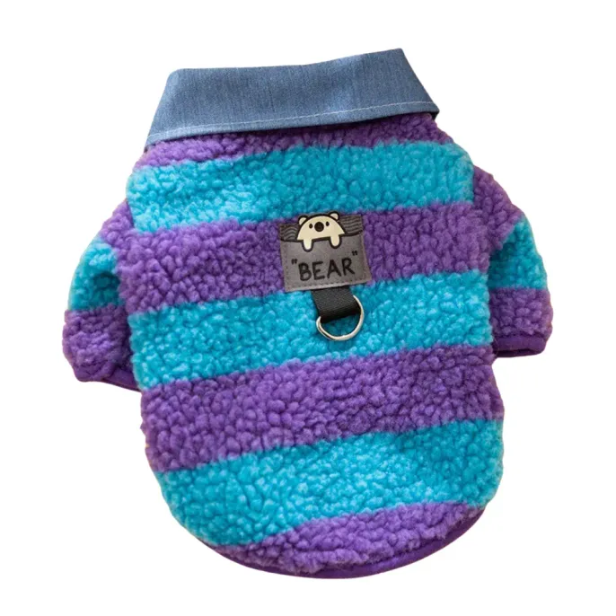 Blue Dog Striped Shirt Blue Dog Striped Shirt