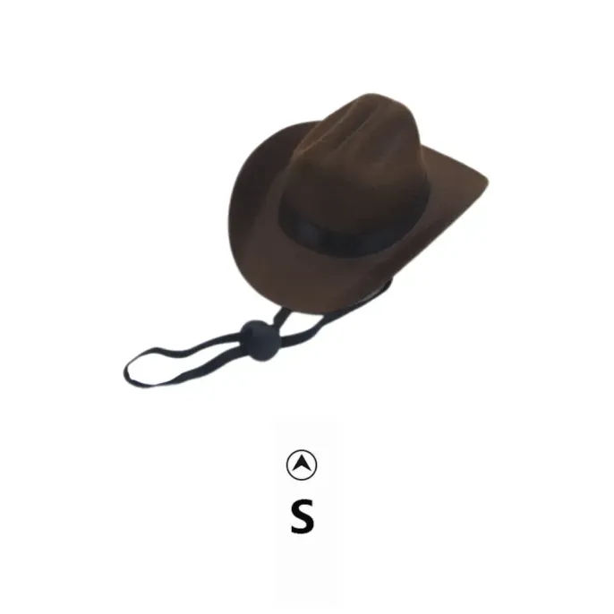 Western Cowboy Hat for Dogs Perfect Pet Cosplay Accessory