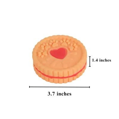 2 Pack Puppy Chew Toy Set in Rubber Biscuit Shape for Small Breeds 2 Pack Puppy Chew Toy Set in Rubber Biscuit Shape for Small Breeds
