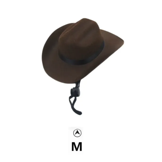 Western Cowboy Hat for Dogs Perfect Pet Cosplay Accessory