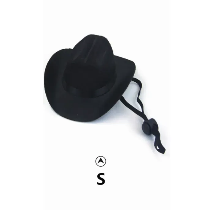 Western Cowboy Hat for Dogs Perfect Pet Cosplay Accessory