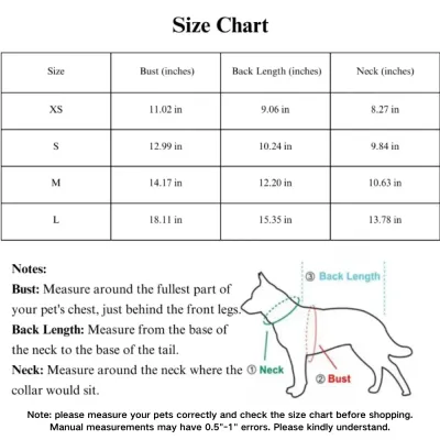 Christmas sweater size chart Christmas sweater