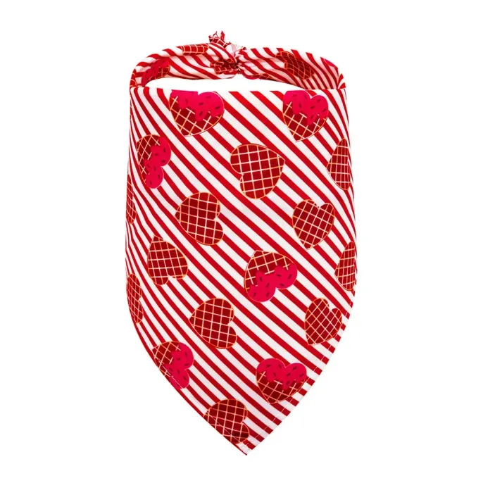 C Valentine Day Pet Heart Bandana Valentine Day Pet Heart Bandana for Dogs Wedding Holiday Accessories