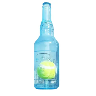Pet Interactive Toy Squeaky Bottle Rubber Chew Teething Floating Ball Pet Interactive Toy Squeaky Bottle Rubber Chew Teething Floating Ball