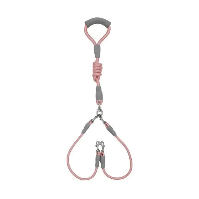 Dual Dog Leash for Walking Two Medium Dogs at Once Dual Dog Leash for Walking Two Medium Dogs at Once