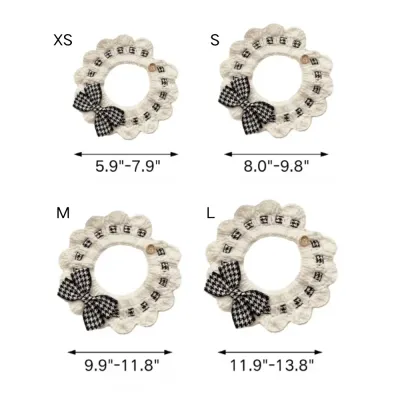 knit cat collar
