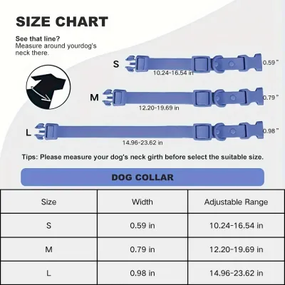 dog collar size