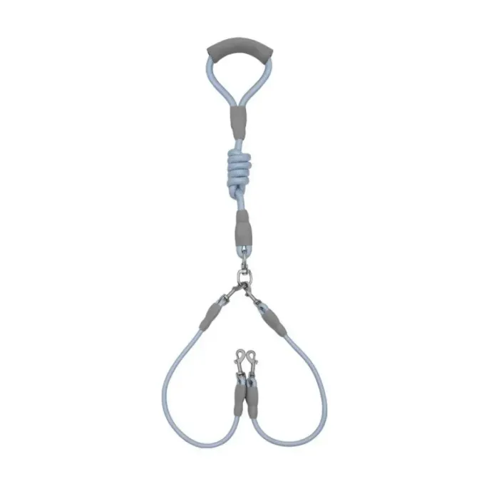 Dual Dog Leash for Walking Two Medium Dogs at Once Dual Dog Leash for Walking Two Medium Dogs at Once