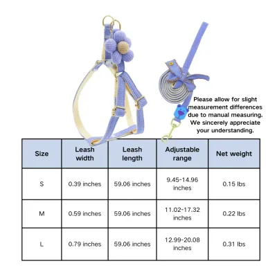 Dog Leash and Harness Sets