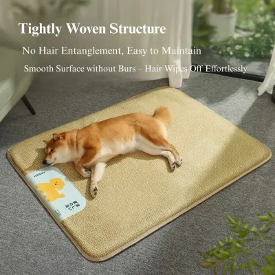 Cooling Rattan Pet Mat Breathable Bed for Dogs and Cats