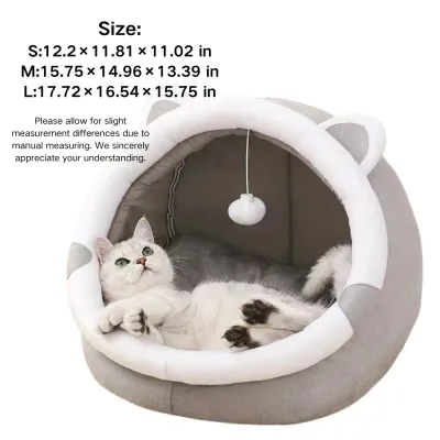 Cat cave bed