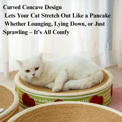 Premium Large Curved Sisal Cat Scratching Board