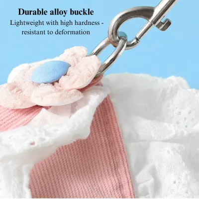 dog harness no buckle Breathable Pet Harness and Leash Set for Cats