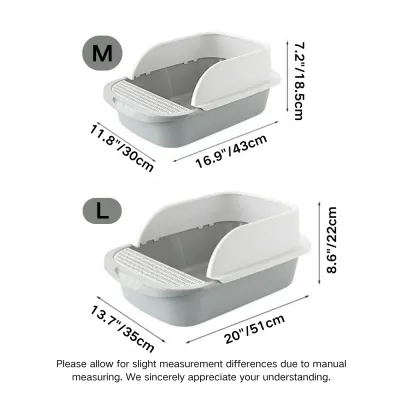 cat litter box size cat litter box size