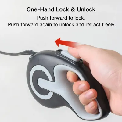 Features heavy-duty nylon leash tape that resists wear, chew damage, and tangling.