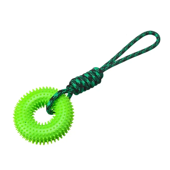 Teeth Cleaning Dog Toy green