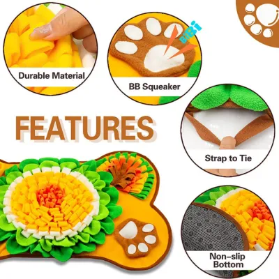 Interactive feeding mat for dogs Interactive feeding mat for dogs