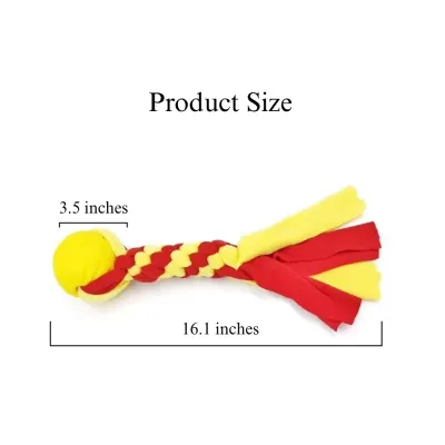 Large Size Colorful Woven Polyester Dog Training Chew Toy Ball Large Size Colorful Woven Polyester Dog Training Chew Toy Ball