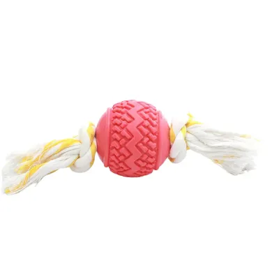 Pet Chew Toy Ball red Pet Chew Toy Ball red
