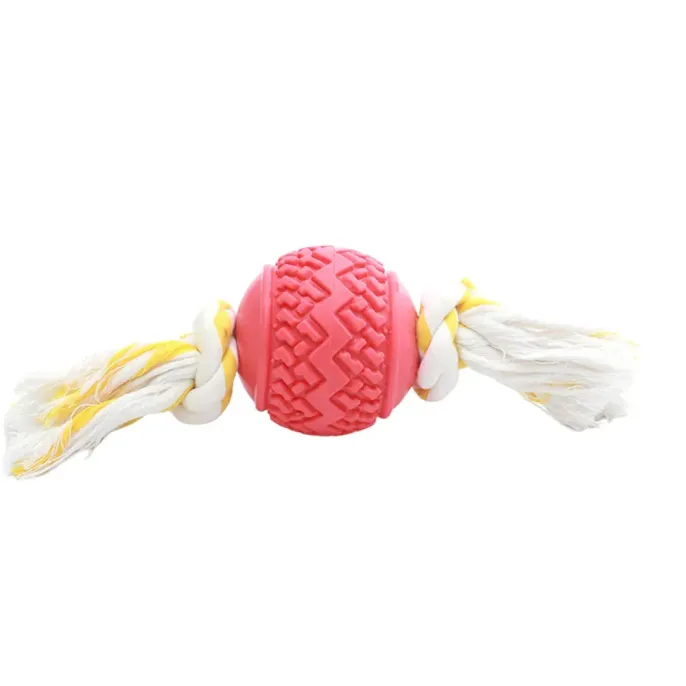 Pet Chew Toy Ball red Pet Chew Toy Ball red