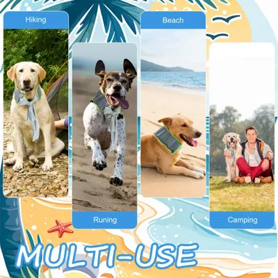Summer Outdoor Wearable Cooling Neck Wrap for Dogs