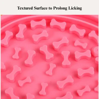 All-in-One Dog Lick Pad with Three Functional Zones