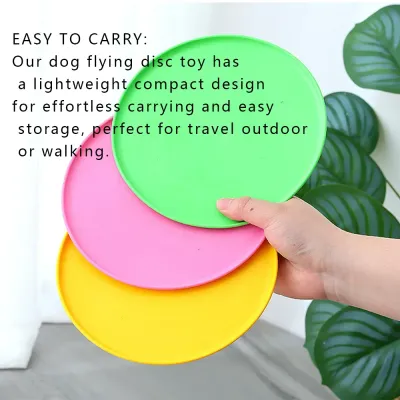 Soft Dog Flying Disc Toy